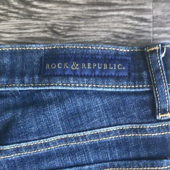 ROCK & Republic Hula stretch denim shorts 6 - Picture 5 of 11